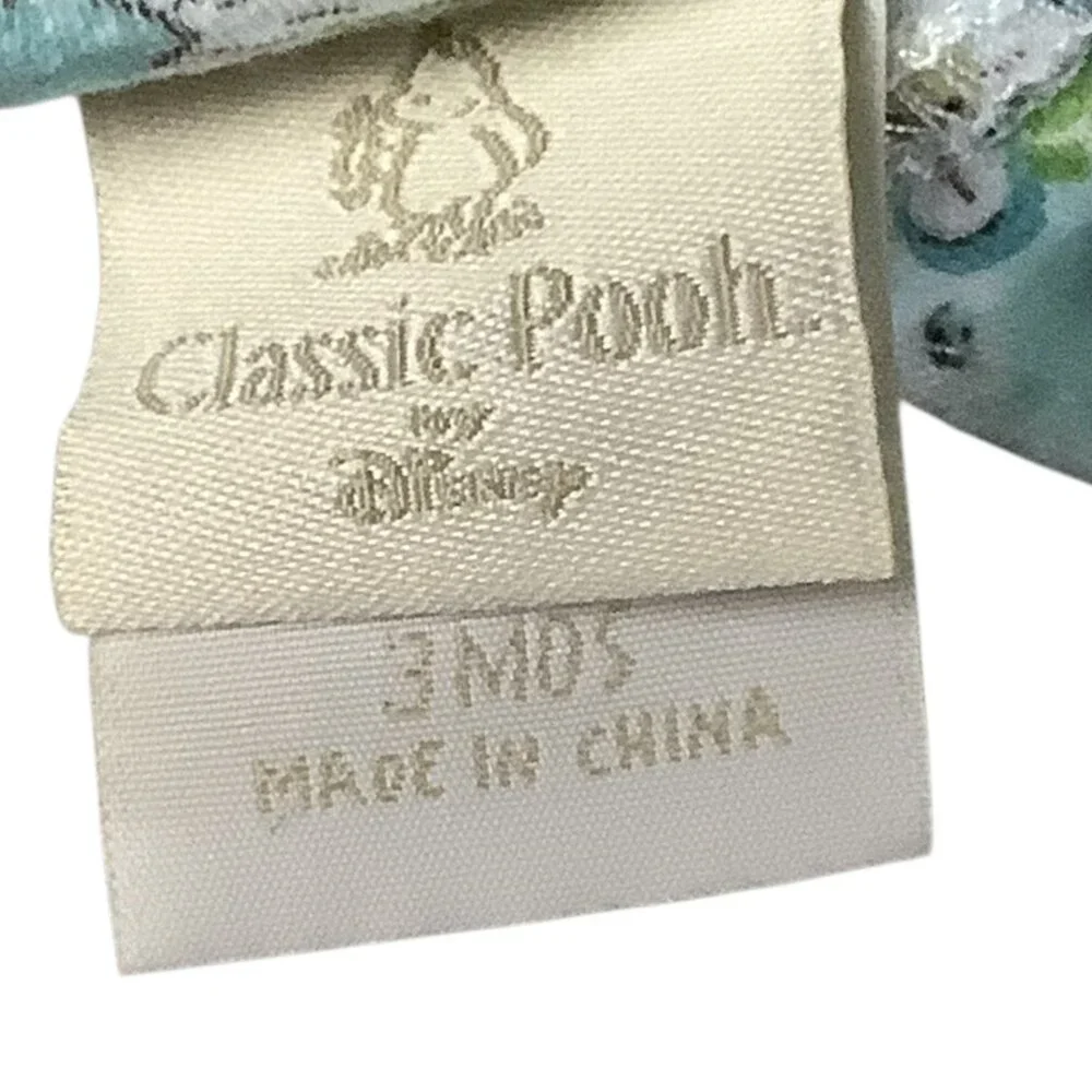 Classic Pooh By Disney Baby‎ Floral Sleeveless Dress Size 3 M Flowers Cotton